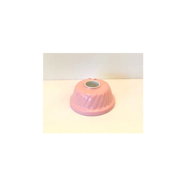 Kerzenständer "Gugelhupf" ,rosa 
Dia 7,5cm